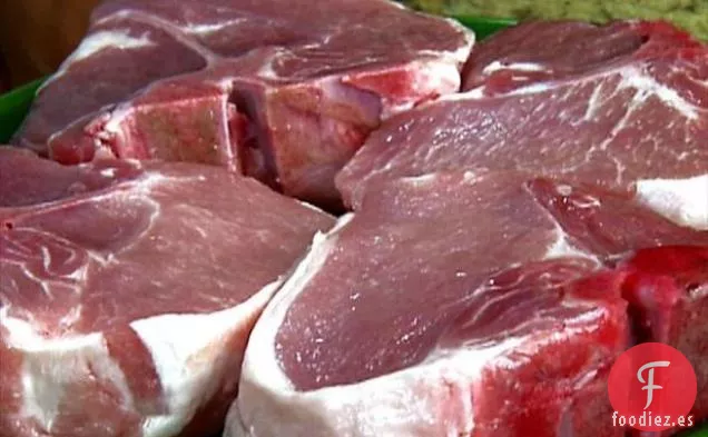 Chuletas de Cerdo Dulces y Picantes a la Parrilla
