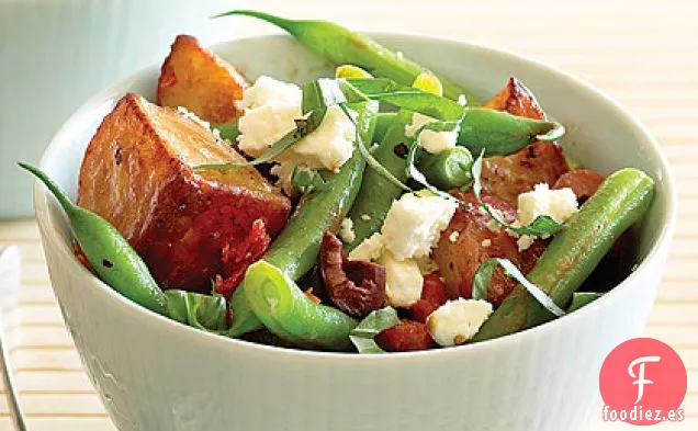Ensalada de Patatas Asadas y Judías Verdes