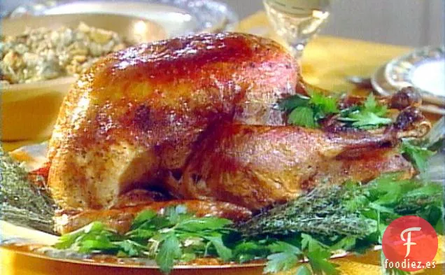 Pavo asado con Chucrut