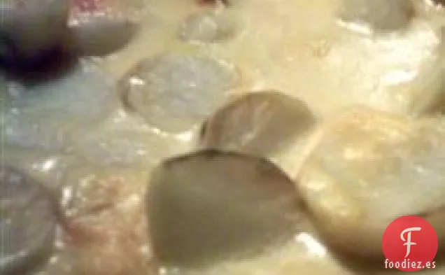 Horneado Fácil de Patatas con Queso Cheddar