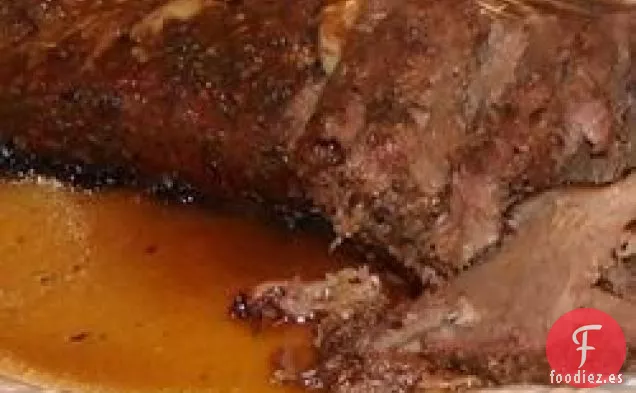 Brisket Tejano Ahumado de Mezquite de David