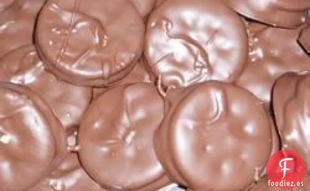 Galletas de Mantequilla de Maní Recubiertas de Chocolate