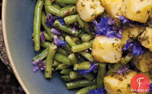 Ensalada de Patata con Judías Verdes y Salsa Verde