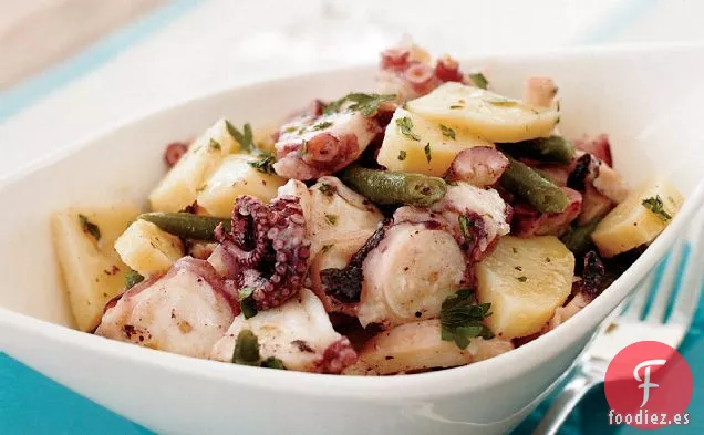 Ensalada de Pulpo con Patatas y Judías Verdes