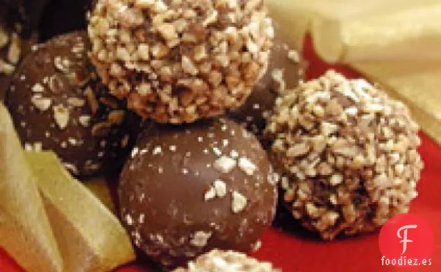 Trufas de Maní y Caramelo de Chocolate