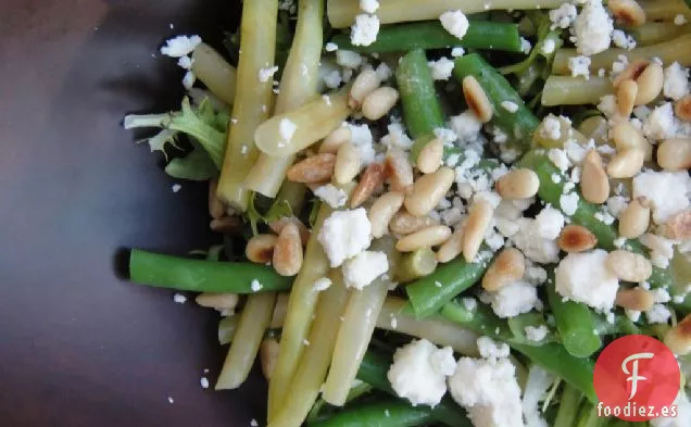 Ensalada de Piñones Tostados y Judías Verdes