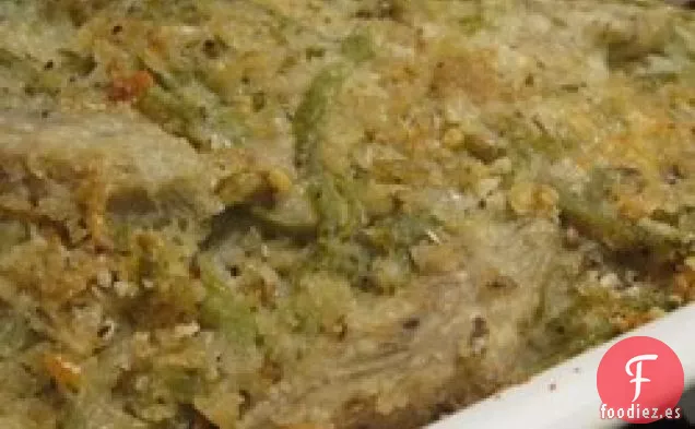Cazuela de Alcachofa de Judías Verdes