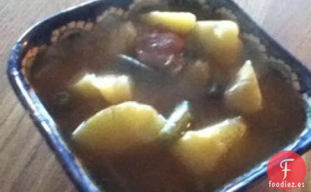Sopa Agridulce de Judías Verdes