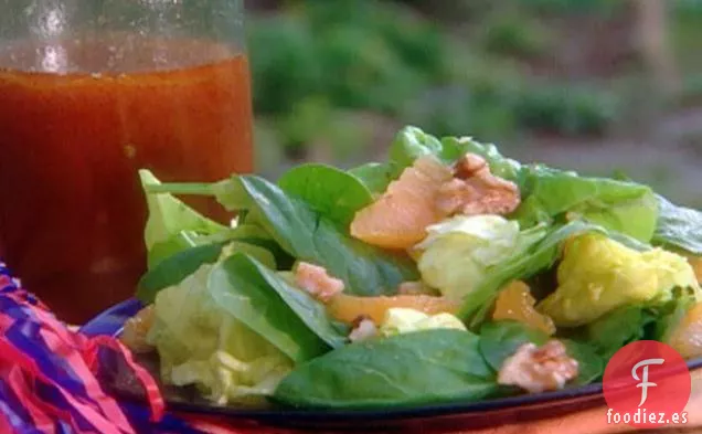 Ensalada de Naranja y Nuez con Aderezo Agridulce