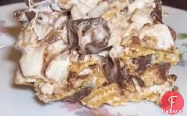 Barras de S'mores de Grahams dorados