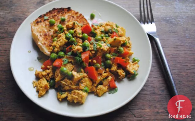 Sabroso Revuelto de Tofu