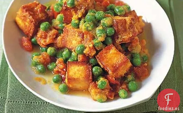 Curry de Guisantes y Tomate