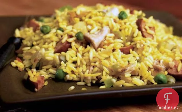 Pollo de un Plato y Arroz Kielbasa