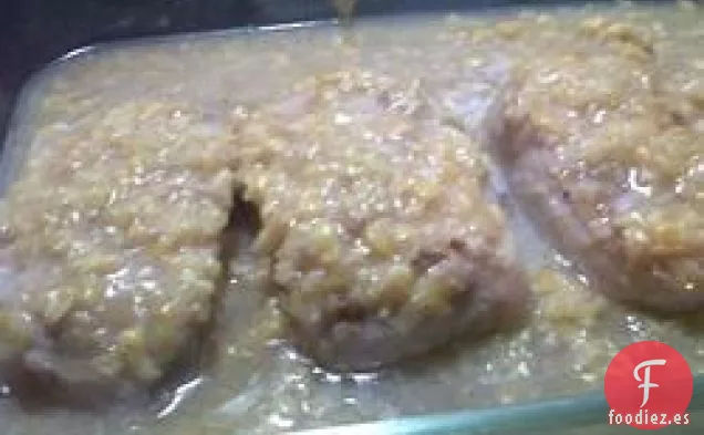 Chuletas de Cerdo Cursis de Mamá
