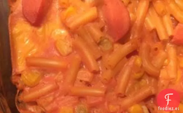 Hornear Macarrones de Perritos Calientes