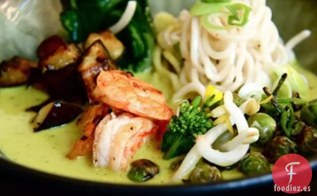 Laksa de Coco de Gambas