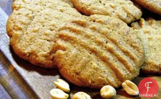 Galletas de Mantequilla de Maní Ligeras y Suaves