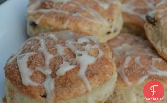 Galletas de Yogur con Pasas de Uva y Canela