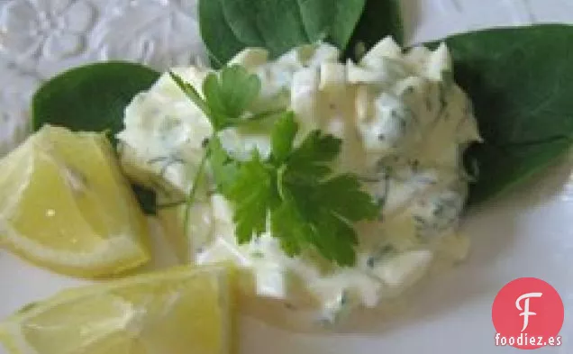 Ensalada de Huevo y Cilantro