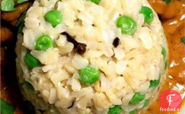Matar Pulao (arroz Con Guisantes)