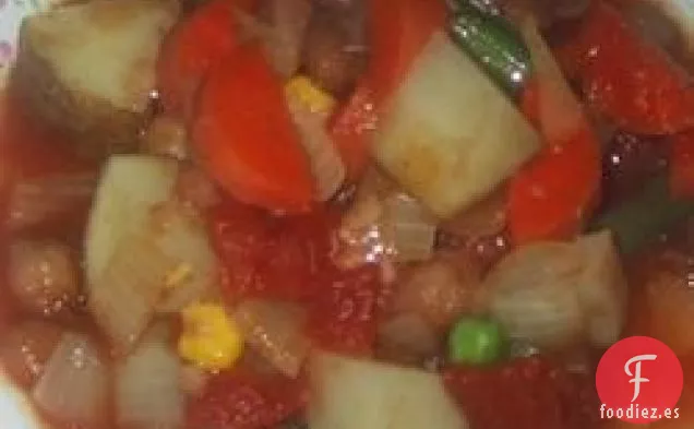 Curry de Verduras Rápido