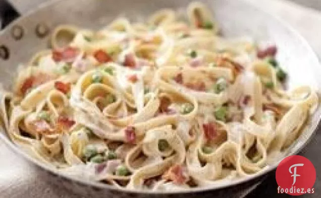 Fettuccine de Tocino Cremoso