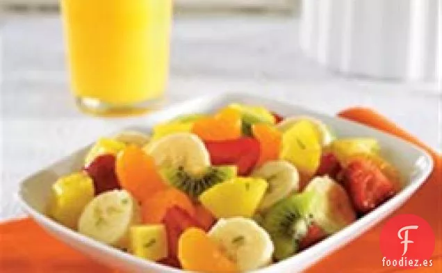 Mezcla de Frutas con Limón Y Miel