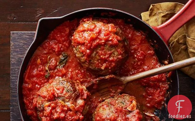 Albóndigas Italianas con Queso y Jumbo