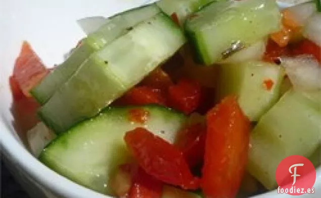 Ensalada Italiana de Cebolla y Pepino