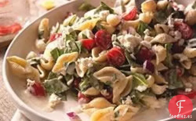 Ensalada de Pasta Mediterránea Cremosa