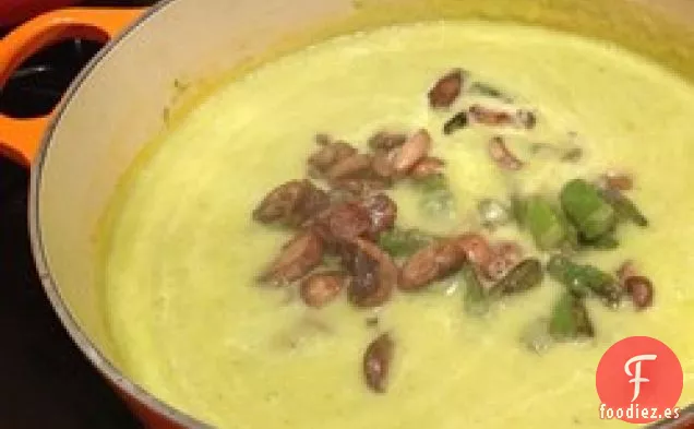Crema de Espárragos y Champiñones