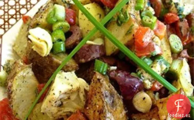 Ensalada de Patata Asada con Aderezo Balsámico