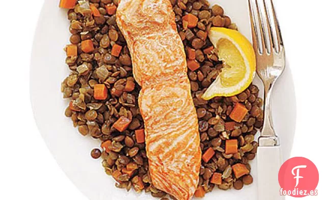Lentejas con Salmón