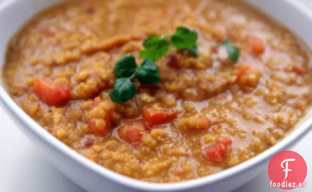 Cena de Esta Noche: Lentejas Rojas al Curry con Leche de Coco