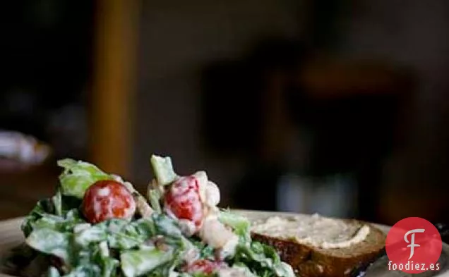 Ensalada de Lentejas Con Aderezo Cremoso