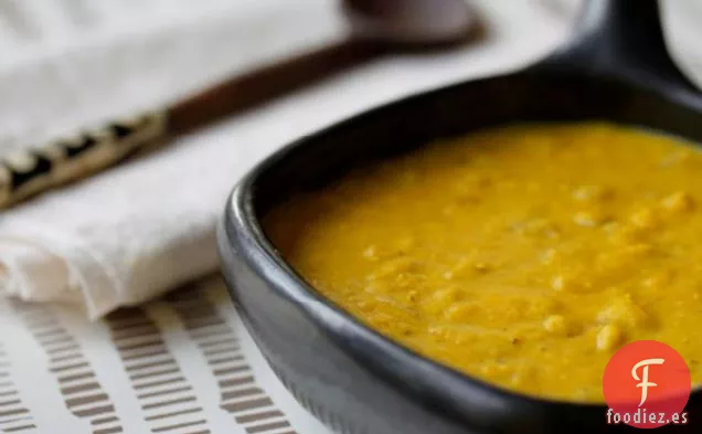 Dal Con Lentejas Doradas Y Leche De Coco