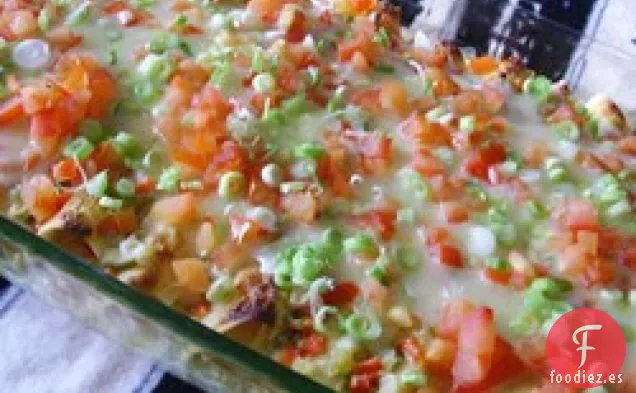 Enchiladas de Mariscos con Queso