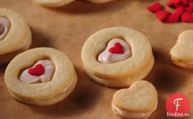 Galletas de Sándwich de Corazón de Azúcar