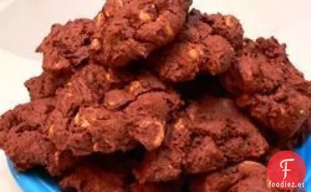 Galletas con Chispas de Mantequilla de Maní y Chocolate de Candi