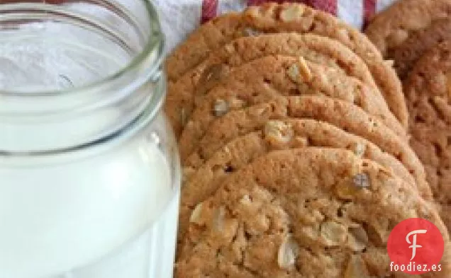 Galletas de Mantequilla de Cacahuete y Avena con Toque de Jengibre