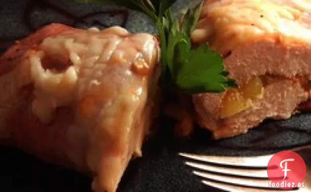 Pechuga de Pollo Dulce Envuelta en Tocino