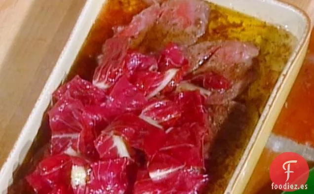 Solomillo Crudo Marinado con Manzanas: Carne Sala con Insalata di Mele