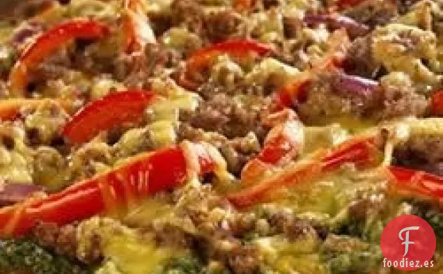 Pizza de Salchichas Ahumadas