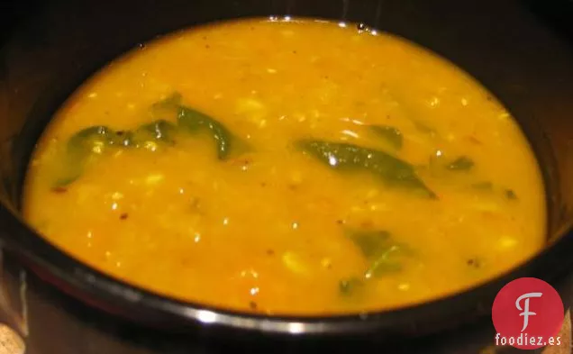 Estofado de Lentejas Rojas y Calabaza