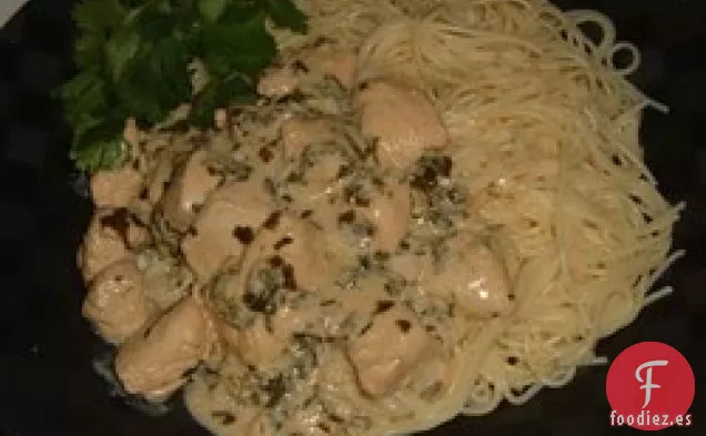 Pollo Cremoso con Cilantro y una patada