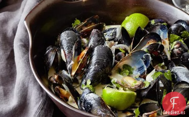 Mejillones al Curry de Coco