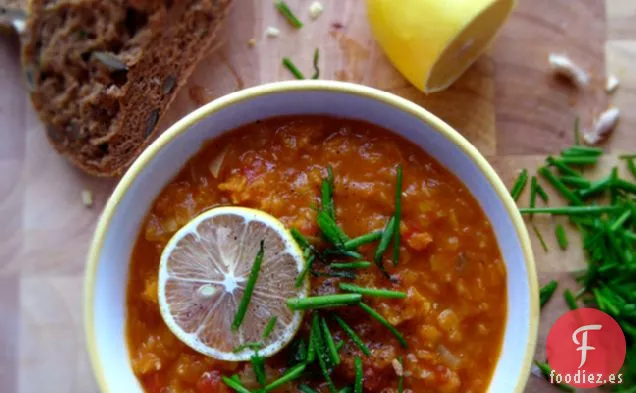 Sopa de Lentejas de Cuatro Esquinas