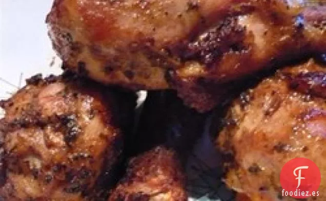 Muslos de Tambor 'Papcinna' Asados a la Barbacoa de Fabienne