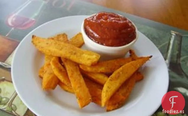 Salsa de Salsa de Tomate Picante Fácil para Patatas Fritas de Camote