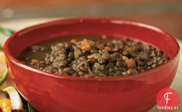Lentejas y Salchichas con Aroma a Romero